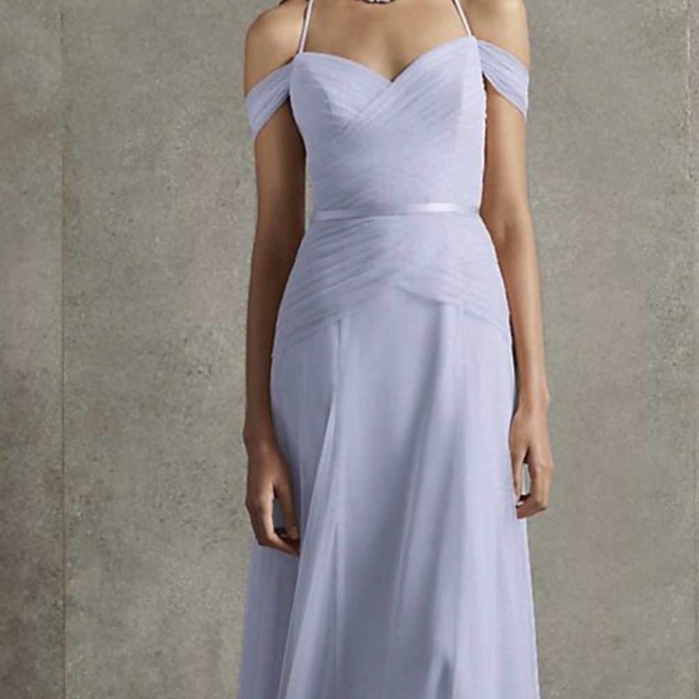 David’s Bridal Vera Wang sz 16 bridesmaid dress vw360517 quartz purple